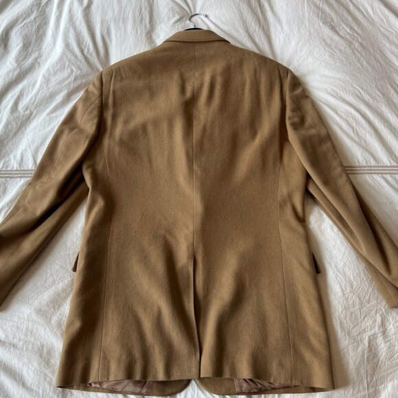 100% Cashmere Jos. A Bank Sportcoat Jacket, Camel Tan - Picture 3 of 4